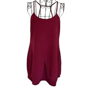 RD style maroon red mini dress size S